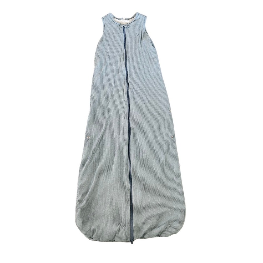 Mori Ribbed Baby Sleep Bag 2-4 Years Blue Bamboo Organic Cotton Wearable Blanket